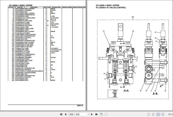 Tadano Hydraulic Wrecker OC 200N 1 00001 Upper Parts Catalog 2