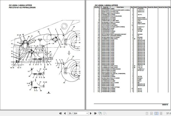 Tadano Hydraulic Wrecker OC 200N 1 00004 Upper Parts Catalog 2