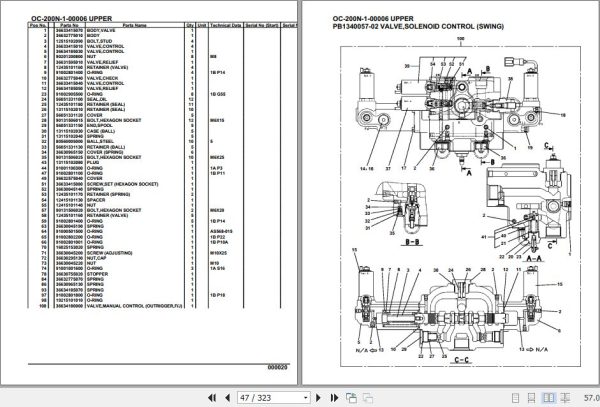 Tadano Hydraulic Wrecker OC 200N 1 00006 Upper Parts Catalog 2