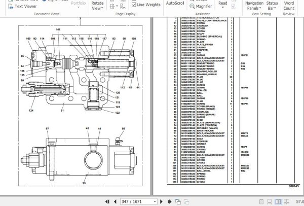 Tadano Rough Terrain Crane GR 600N 1 00102 6 Boom Jib PT H 2M2D Parts Catalog 2