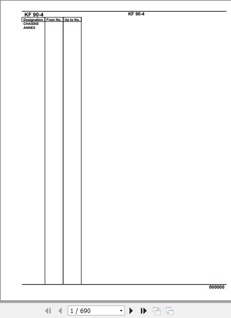 Tadano Truck Crane KF 90 4 Carrier Parts Catalog 1