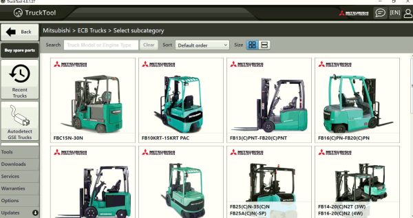TruckTool 4.6.1.37 11.2024 Diagnostic Solution CAT TCM Rocla Mitsubishi UniCarriers 6