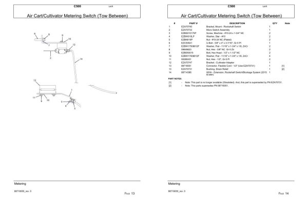 Versatile Seeding Tillage C500 Parts Catalog 2