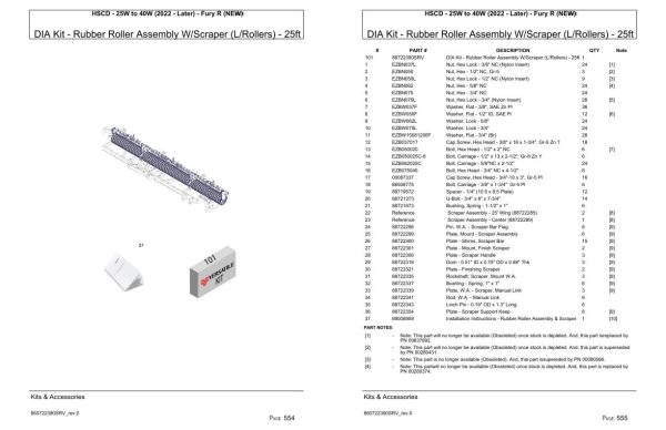 Versatile Seeding Tillage HSCD 25W to 40W Fury R Parts Catalog 2022 1