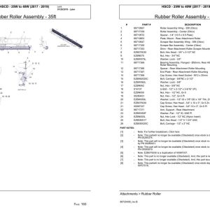 Versatile Seeding Tillage HSCD 25W to 40W Parts Catalog 2017 2019 1