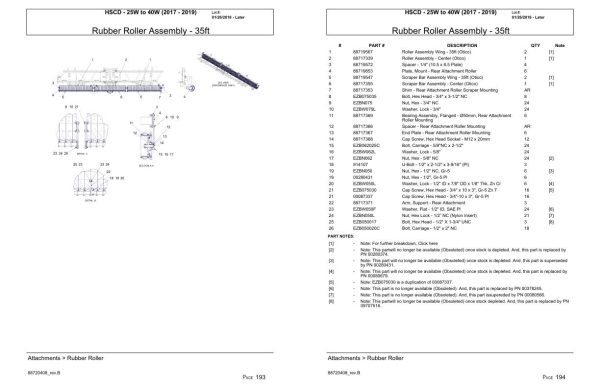 Versatile Seeding Tillage HSCD 25W to 40W Parts Catalog 2017 2019 1