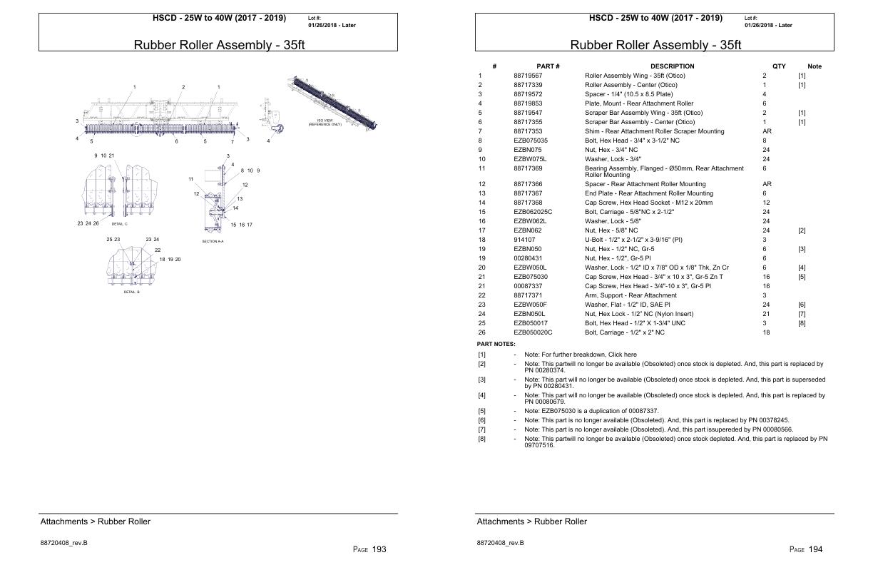 Versatile Seeding Tillage HSCD 25W to 40W Parts Catalog 2017 2019 1