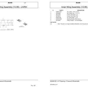 Versatile Seeding Tillage ML950 Parts Catalog 1