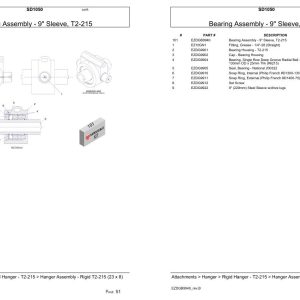 Versatile Seeding Tillage SD1050 Parts Catalog 1
