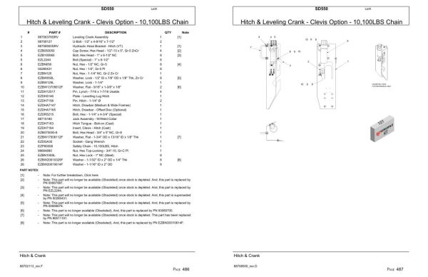 Versatile Seeding Tillage SD550 Parts Catalog 2