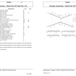 Versatile Seeding Tillage TD700 TD700F Parts Catalog 1