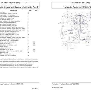 Versatile Seeding Tillage VT 290 to 375 Parts Catalog 2017 2021 1