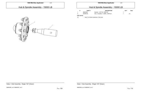 Versatile Sprayer 1840 Mid Size Applicator Parts Catalog 2