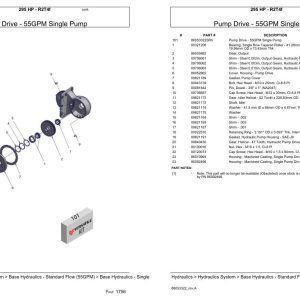 Versatile Tractor 295 HP R2T4f Parts Catalog 1