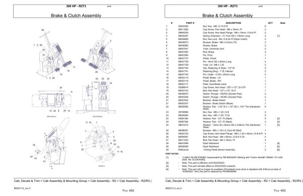 Versatile Tractor 300 HP R2T3 Parts Catalog 1