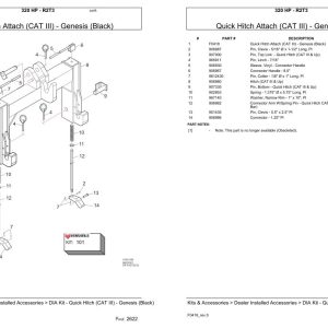 Versatile Tractor 320 HP R2T3 Parts Catalog 1