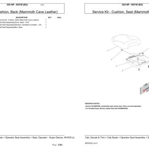 Versatile Tractor 335 HP R3T4f EU Parts Catalog 1