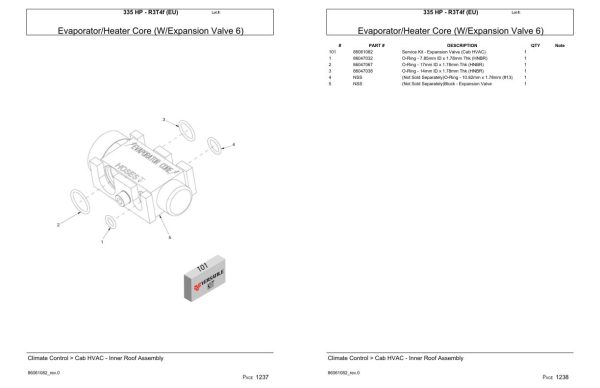 Versatile Tractor 335 HP R3T4f EU Parts Catalog 2