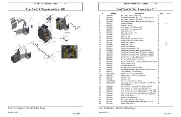 Versatile Tractor 335 HP R3T4f Parts Catalog 2023 1