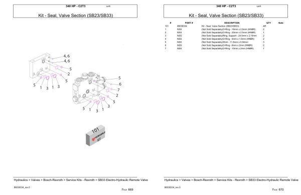 Versatile Tractor 340 HP C2T3 Parts Catalog 1