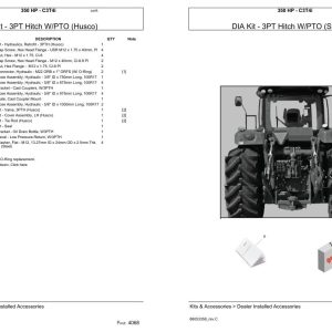 Versatile Tractor 350 HP C3T4i Parts Catalog 1