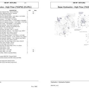 Versatile Tractor 350 HP R3T3 RU Parts Catalog 1