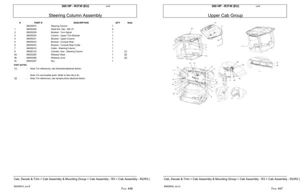 Versatile Tractor 360 HP R3T4f EU Parts Catalog 2