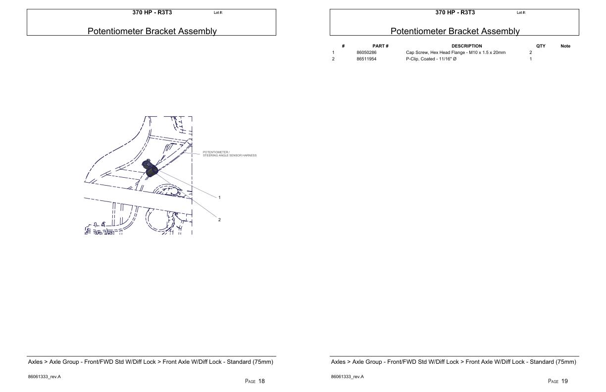Versatile Tractor 370 HP R3T3 Parts Catalog 1