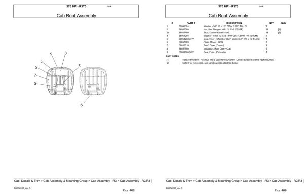 Versatile Tractor 370 HP R3T3 Parts Catalog 2