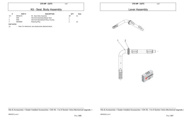 Versatile Tractor 375 HP C Parts Catalog 2