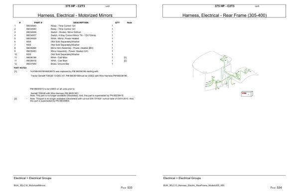 Versatile Tractor 375 HP C2T3 Parts Catalog 2