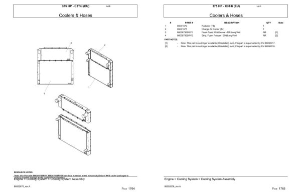 Versatile Tractor 375 HP C3T4i EU Parts Catalog 1