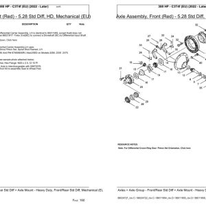 Versatile Tractor 380 HP C3T4f EU Parts Catalog 2022 1