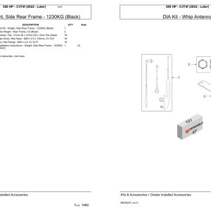 Versatile Tractor 380 HP C3T4f Parts Catalog 2022 1