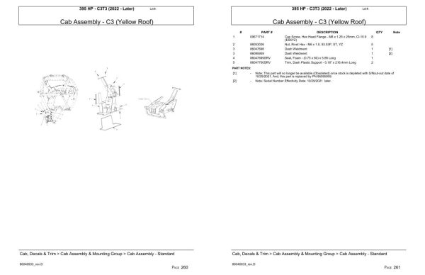 Versatile Tractor 395 HP C3T3 Parts Catalog 2022 2