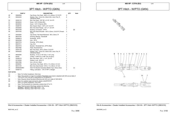 Versatile Tractor 400 HP C3T4i EU Parts Catalog 2