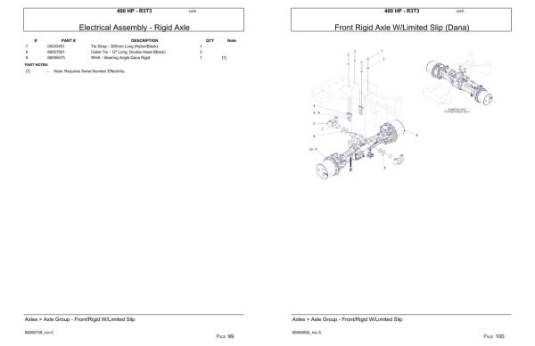 Versatile Tractor 400 HP R3T3 Parts Catalog 2