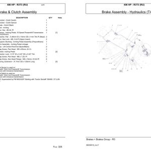 Versatile Tractor 400 HP R3T3 RU Parts Catalog 1