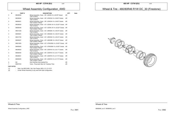 Versatile Tractor 405 HP C3T4f EU Parts Catalog 1
