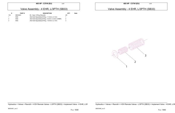 Versatile Tractor 405 HP C3T4f EU Parts Catalog 2