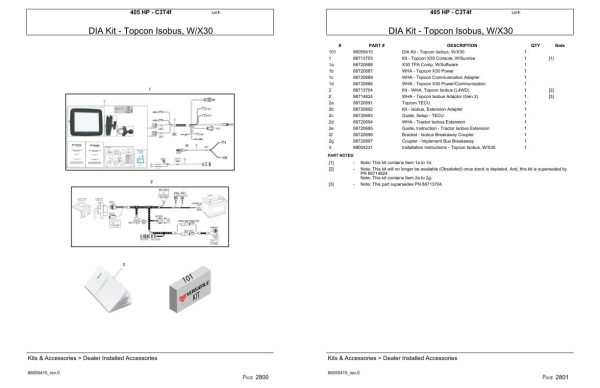 Versatile Tractor 405 HP C3T4f Parts Catalog 1