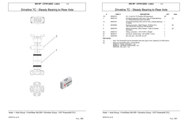 Versatile Tractor 405 HP C3T4f Parts Catalog 2022 1