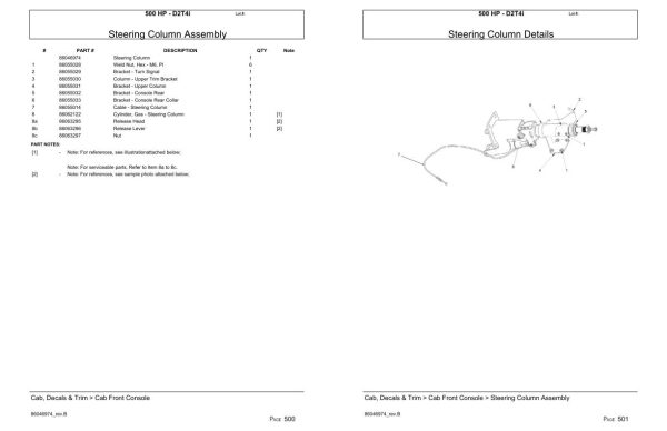 Versatile Tractor 500 HP D2T4i Parts Catalog 2