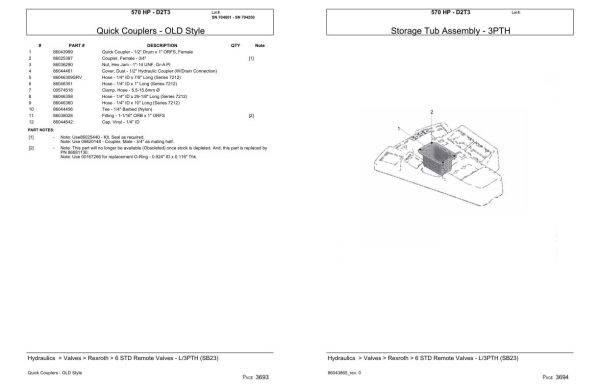 Versatile Tractor 570 HP D2T3 Parts Catalog 2