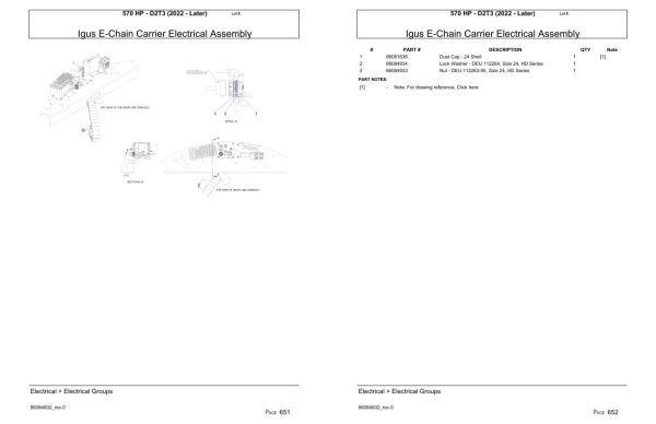 Versatile Tractor 570 HP D2T3 Parts Catalog 2022 2