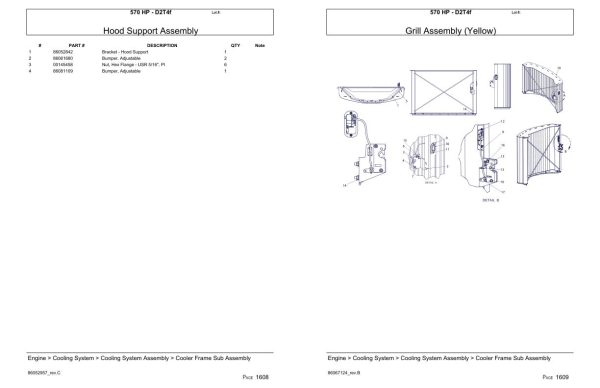 Versatile Tractor 570 HP D2T4f Parts Catalog 1