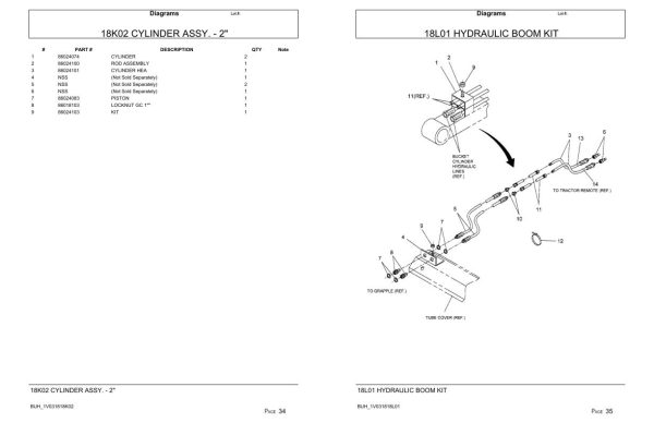 Versatile Tractor 7614 Loader Parts Catalog 1998 2001 1