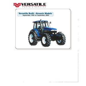 Versatile Tractor 8670 6 CYL Genesis Parts Catalog 1993 2001 1
