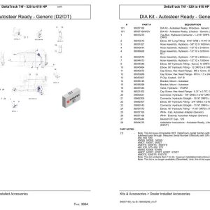 Versatile Tractor DeltaTrack T4f 520 to 610 HP Parts Catalog 1