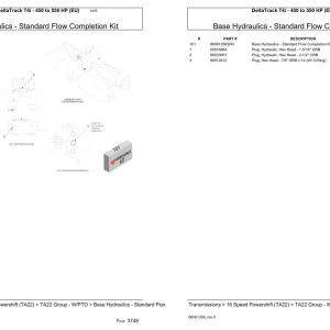 Versatile Tractor DeltaTrack T4i 450 to 550 HP EU Parts Catalog 1